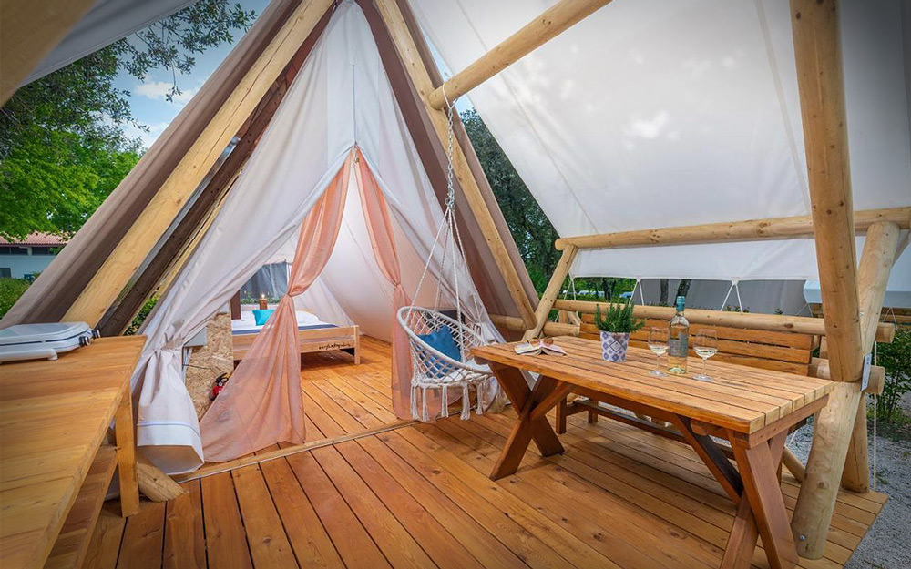 glamping tente aventure