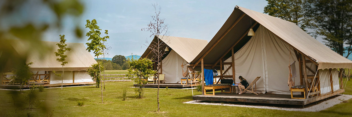 tente resort glamping luxe