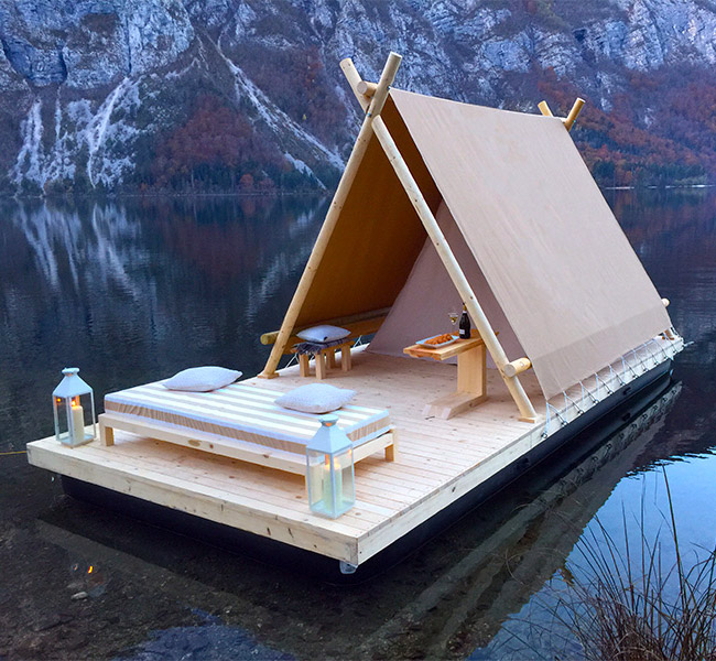 camping lac tente