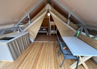 camping tente luxe