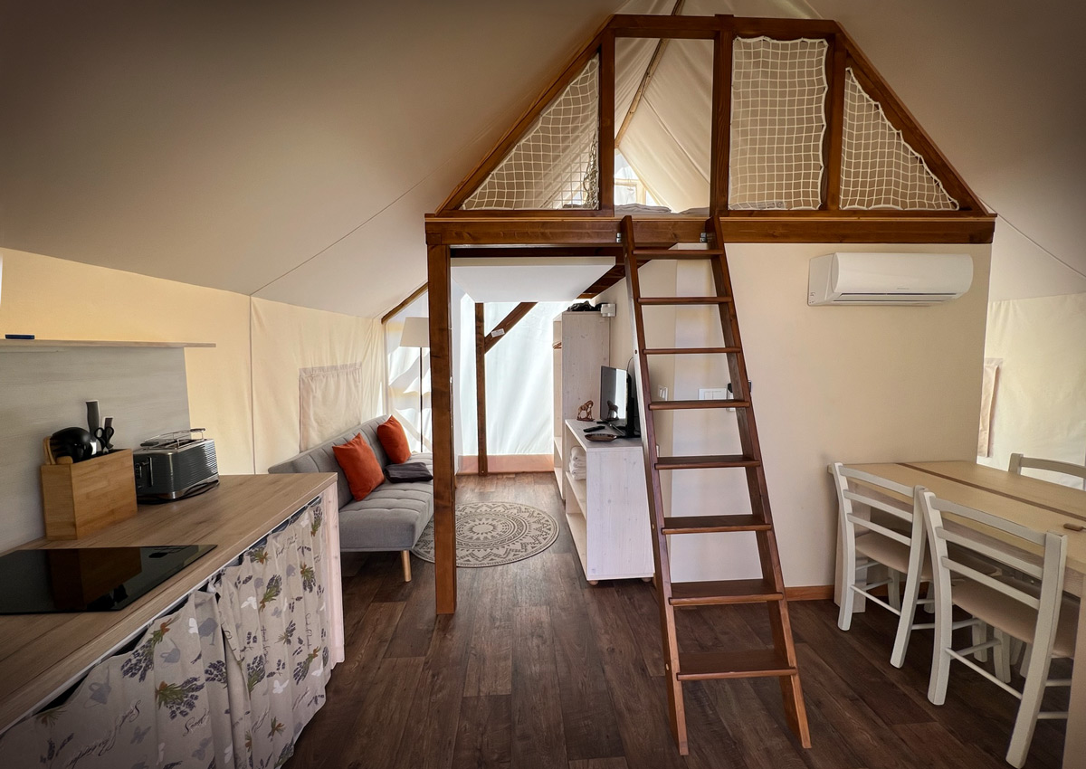tente resort glamping luxe