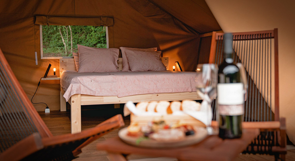 tente confort glamping izy